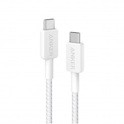 Anker 322 USB-C to USB-C Cable Nylon 0.9M 60W Wit