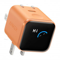 Anker Nano Charger (45W Smart Display 180 Foldable) Oranje