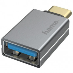 Hama USB-OTG-adapter, USB-C-stekker - USB-aansluiting, USB 3.2 Gen1, 5 Gbit/s, a