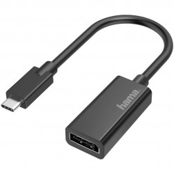 Hama Video-adapter, USB-C-stekker - DisplayPort-aansluiting, Ultra-HD 4K Hama Video-adapter, USB-C-stekker - DisplayPort-aansluiting, Ultra-HD 4K