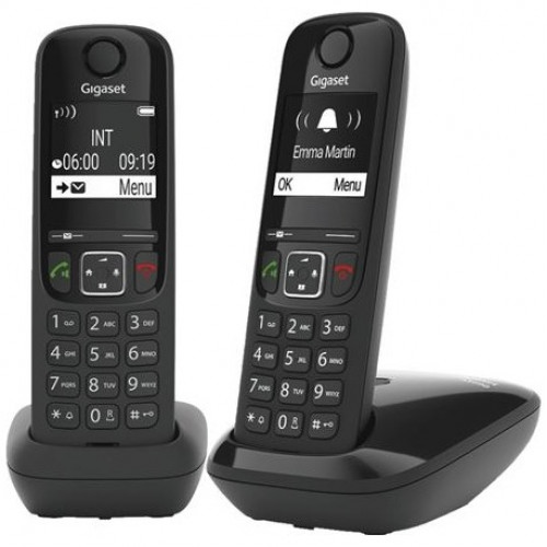 Gigaset AS690 DUO Zwart Gigaset AS690 DUO Zwart