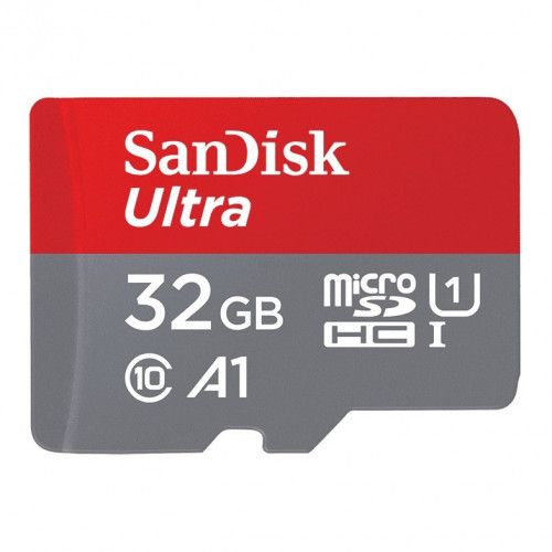 SanDisk MicroSD Class 10 Ultra 32GB Grijs SanDisk MicroSD Class 10 Ultra 32GB Grijs