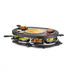 Princess Raclette 8 Oval Grill Party 162700 Zwart