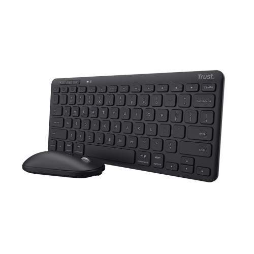 Trust Lyra Multi-Device Wireless Keyboard & Mouse Zwart Trust Lyra Multi-Device Wireless Keyboard & Mouse Zwart