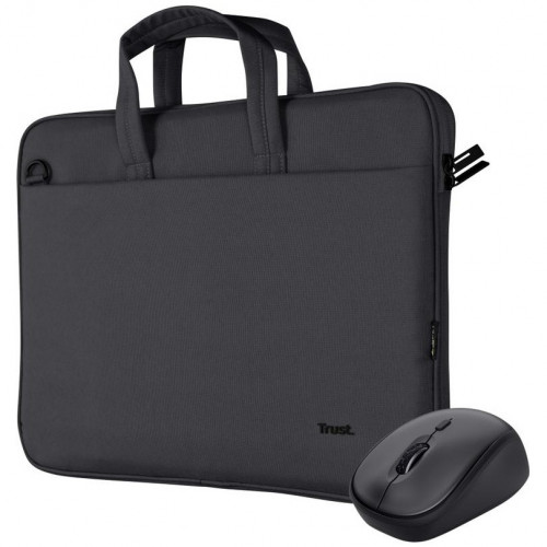 Trust Bologna Laptoptas en muisset Zwart Trust Bologna Laptoptas en muisset Zwart