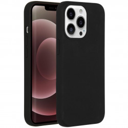 Accezz Liquid Silicone voor Apple iPhone 13 Pro Max Zwart Accezz Liquid Silicone voor Apple iPhone 13 Pro Max Zwart
