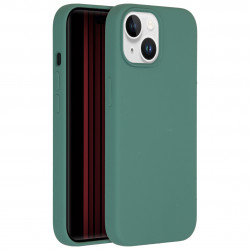 Accezz Liquid Silicone Backcover iPhone 15 Donkergroen Accezz Liquid Silicone Backcover iPhone 15 Donkergroen