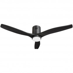 Hombli Smart Ceiling Fan & Light - Black & Black Wood Hombli Smart Ceiling Fan & Light - Black & Black Wood