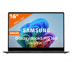 Samsung Galaxy Book5 Pro 360 NB Ultra7-256V 16/512 16 W11H Donkergrijs Samsung Galaxy Book5 Pro 360 NB Ultra7-256V 16/512 16 W11H Donkergrijs